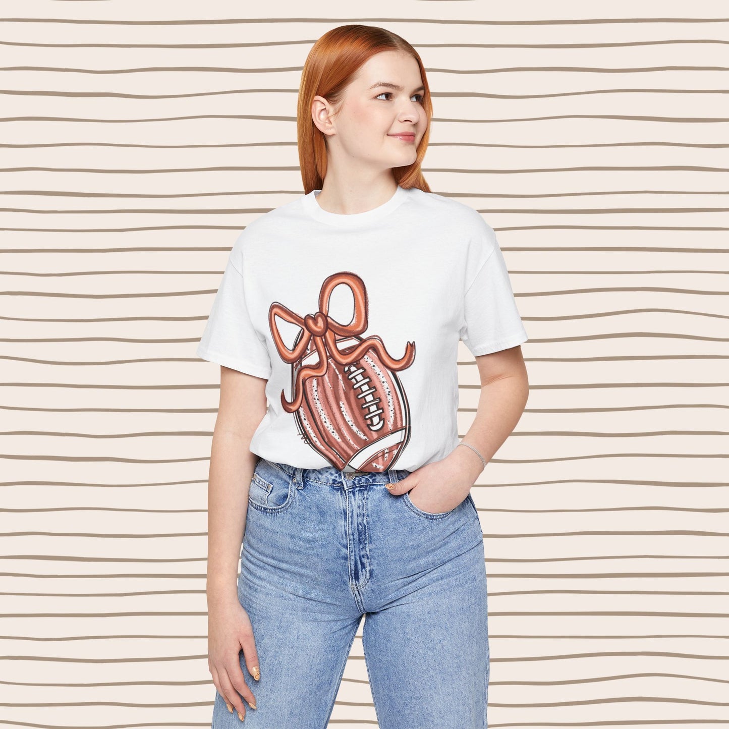 Football Brushstroke Chic