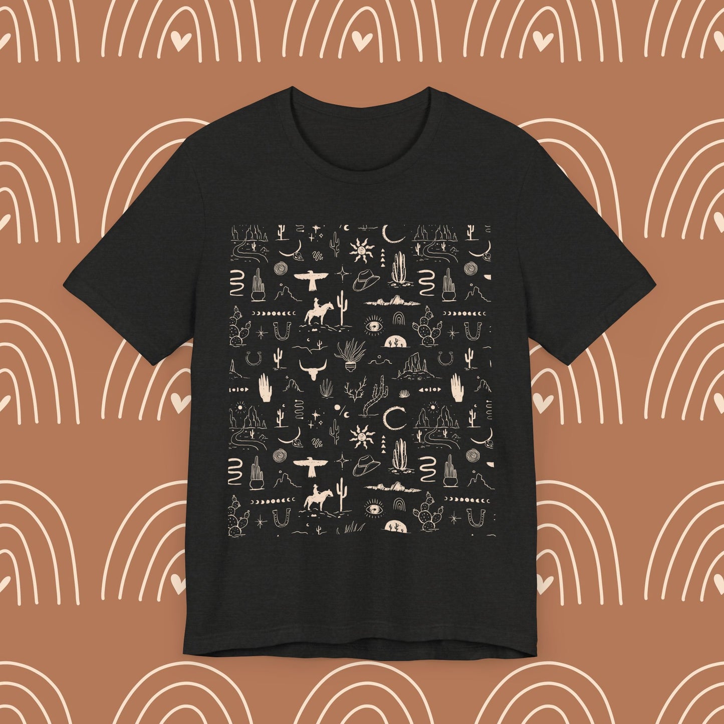 Boho Western Wild Pattern Tee