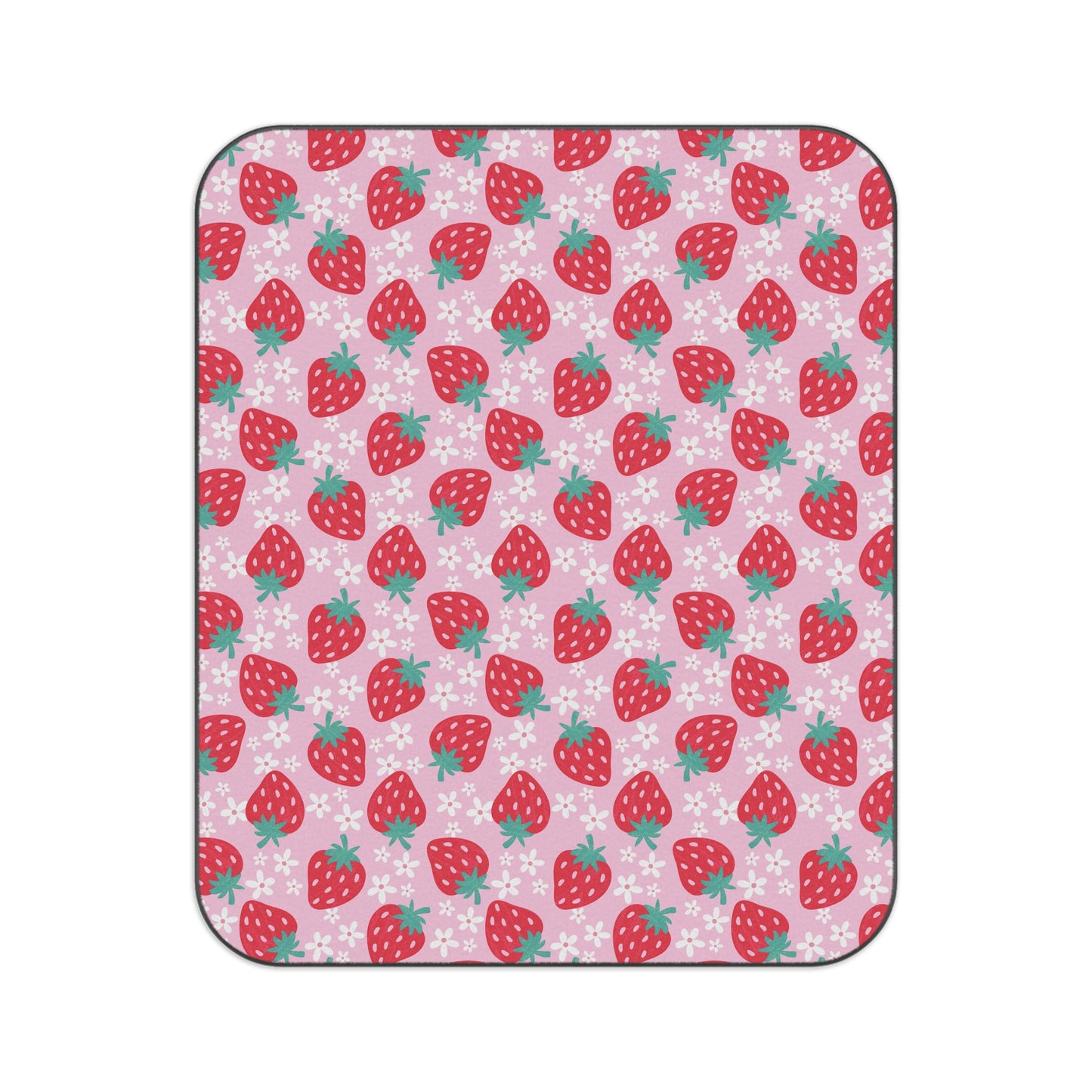 Strawberry Summer Picnic Blanket
