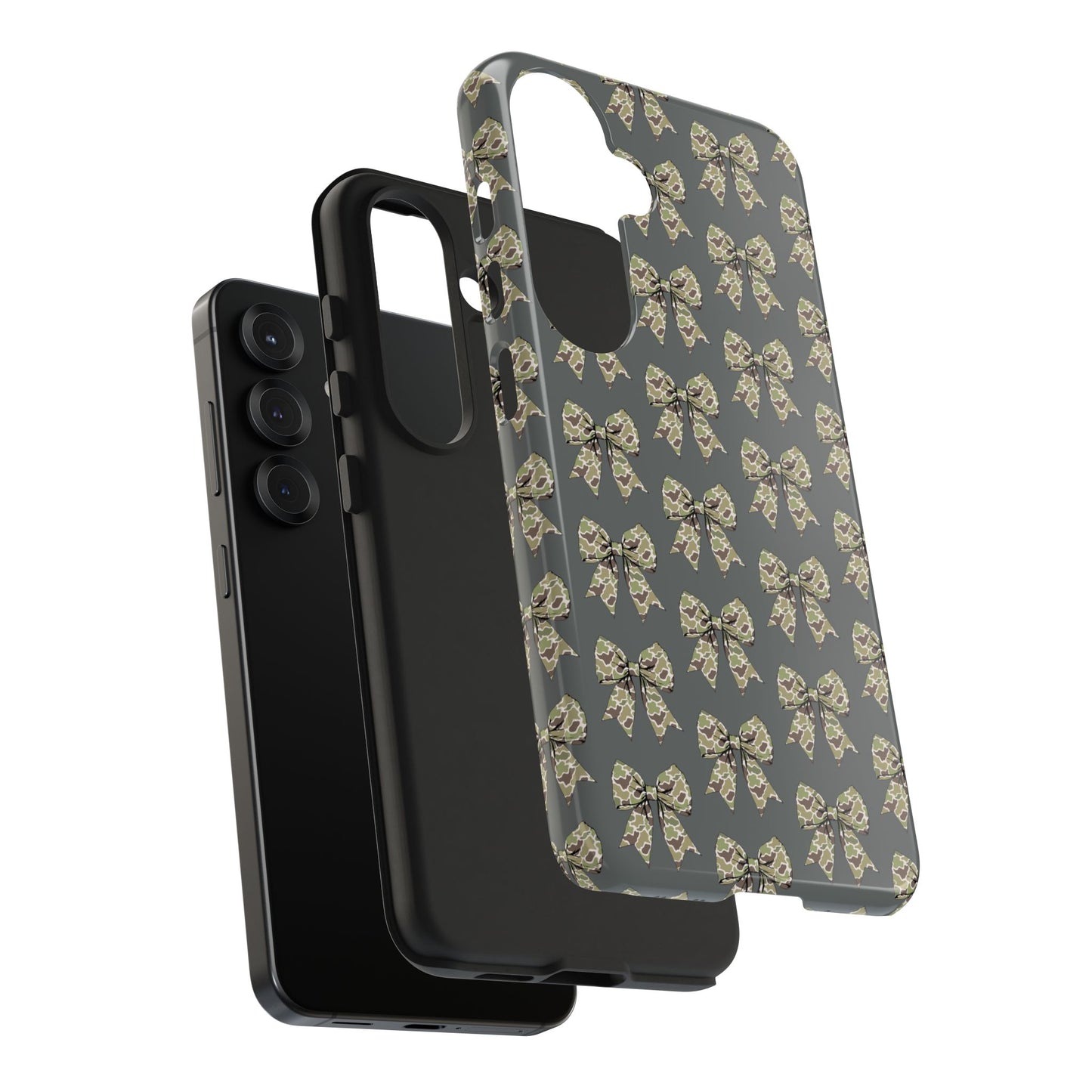 Vintage Camouflage Bow Phone Case