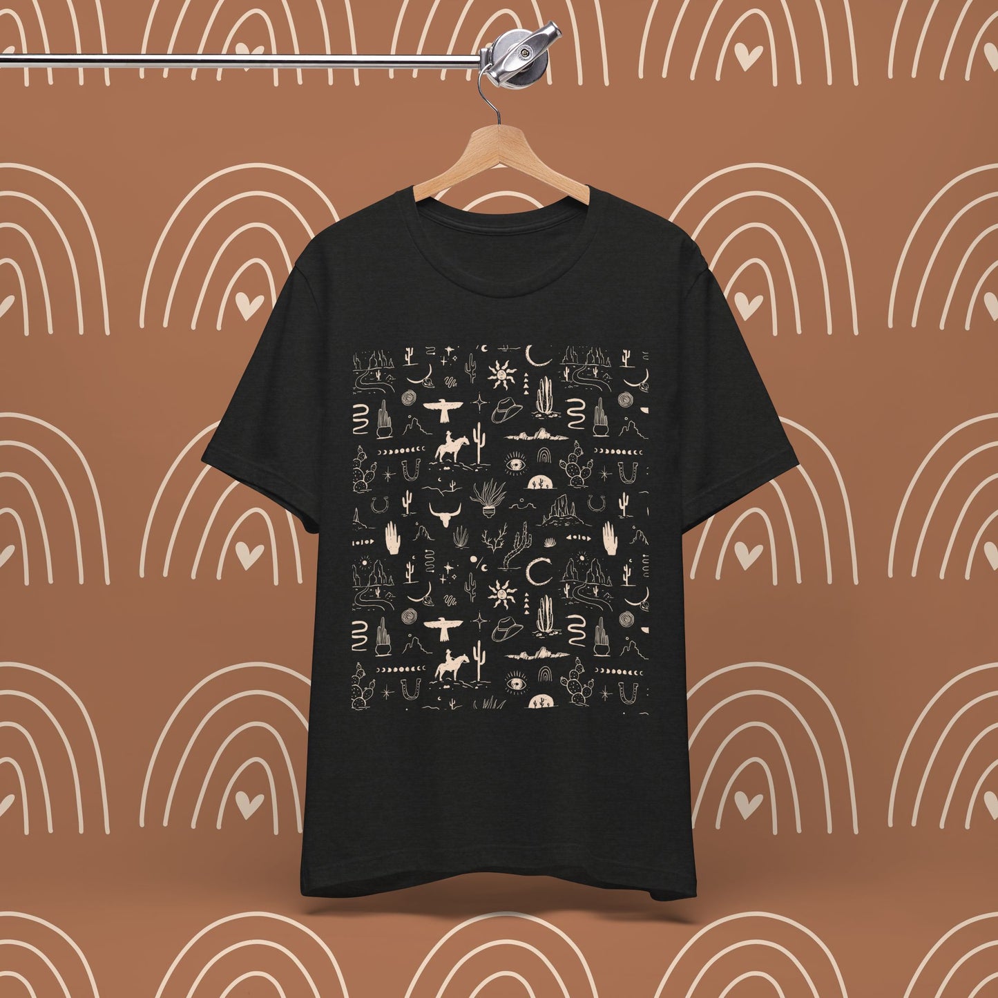 Boho Western Wild Pattern Tee