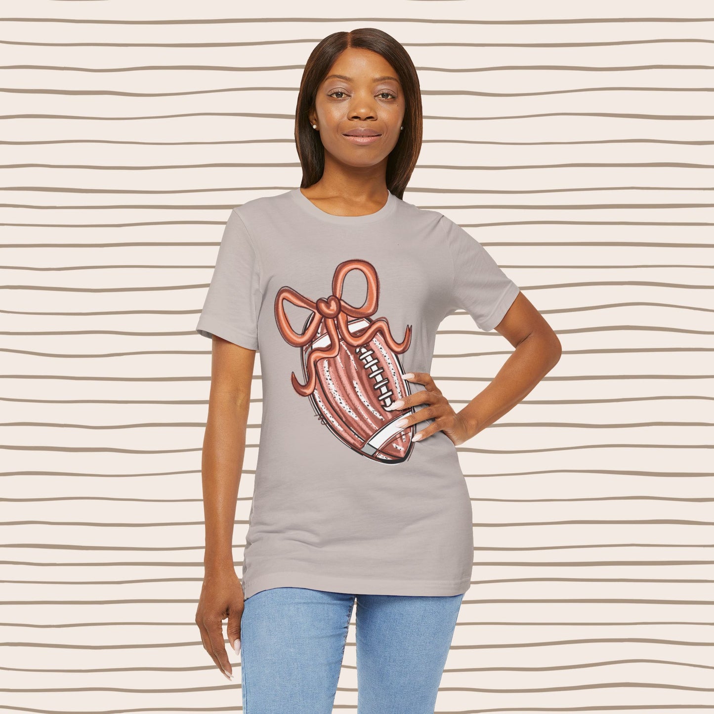 Football Brushstroke Chic