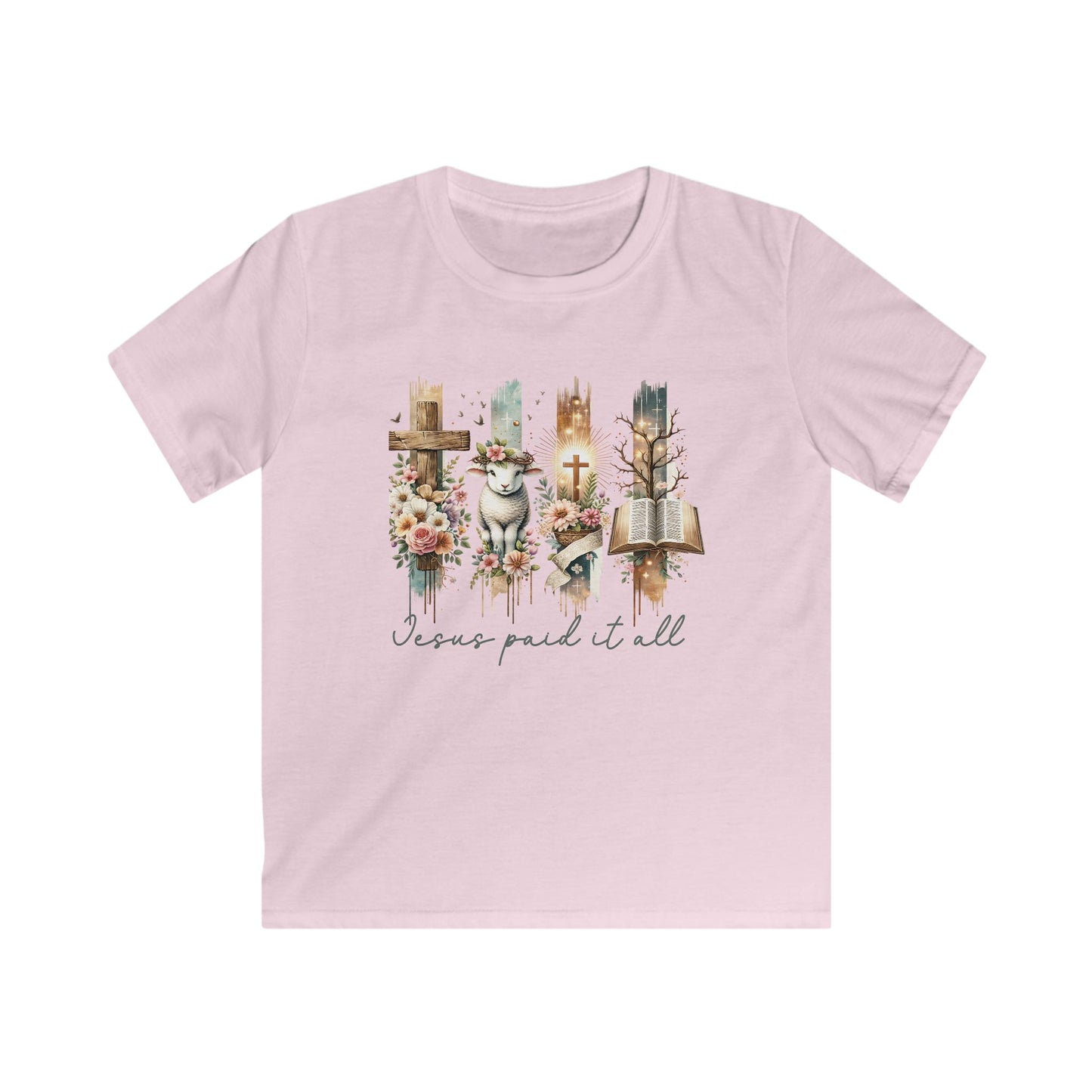 Kids Jesus Paid it All, Easter Tee