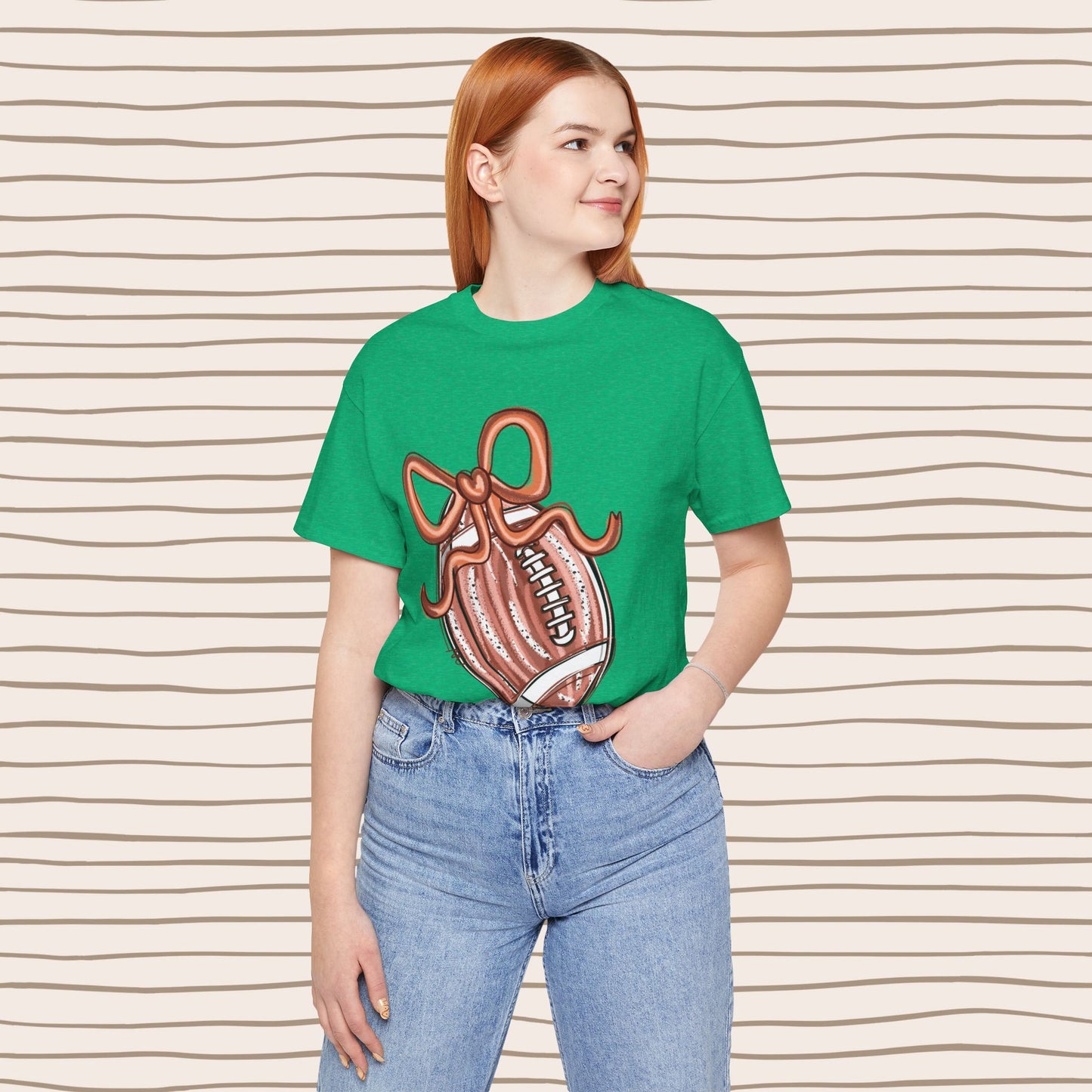 Football Brushstroke Chic