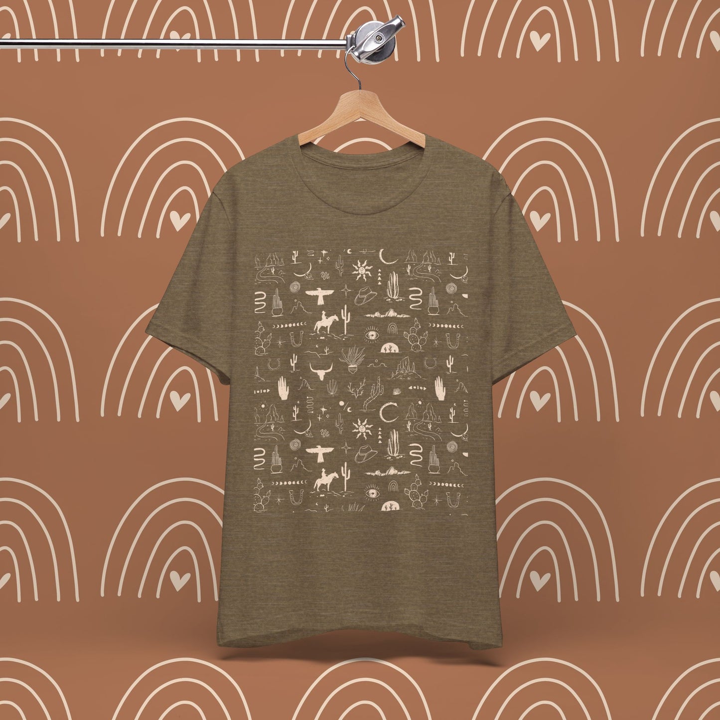 Boho Western Wild Pattern Tee
