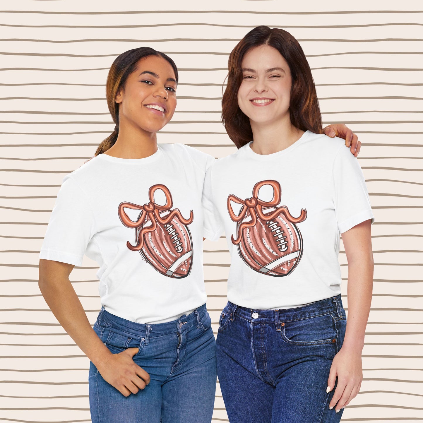 Football Brushstroke Chic