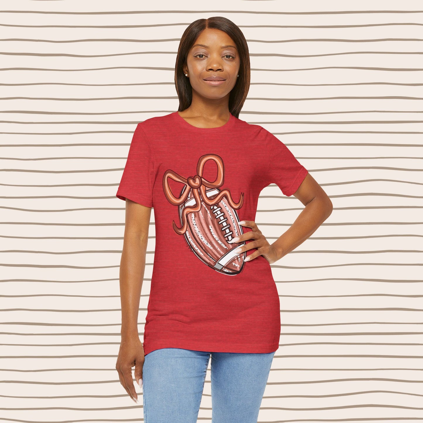 Football Brushstroke Chic