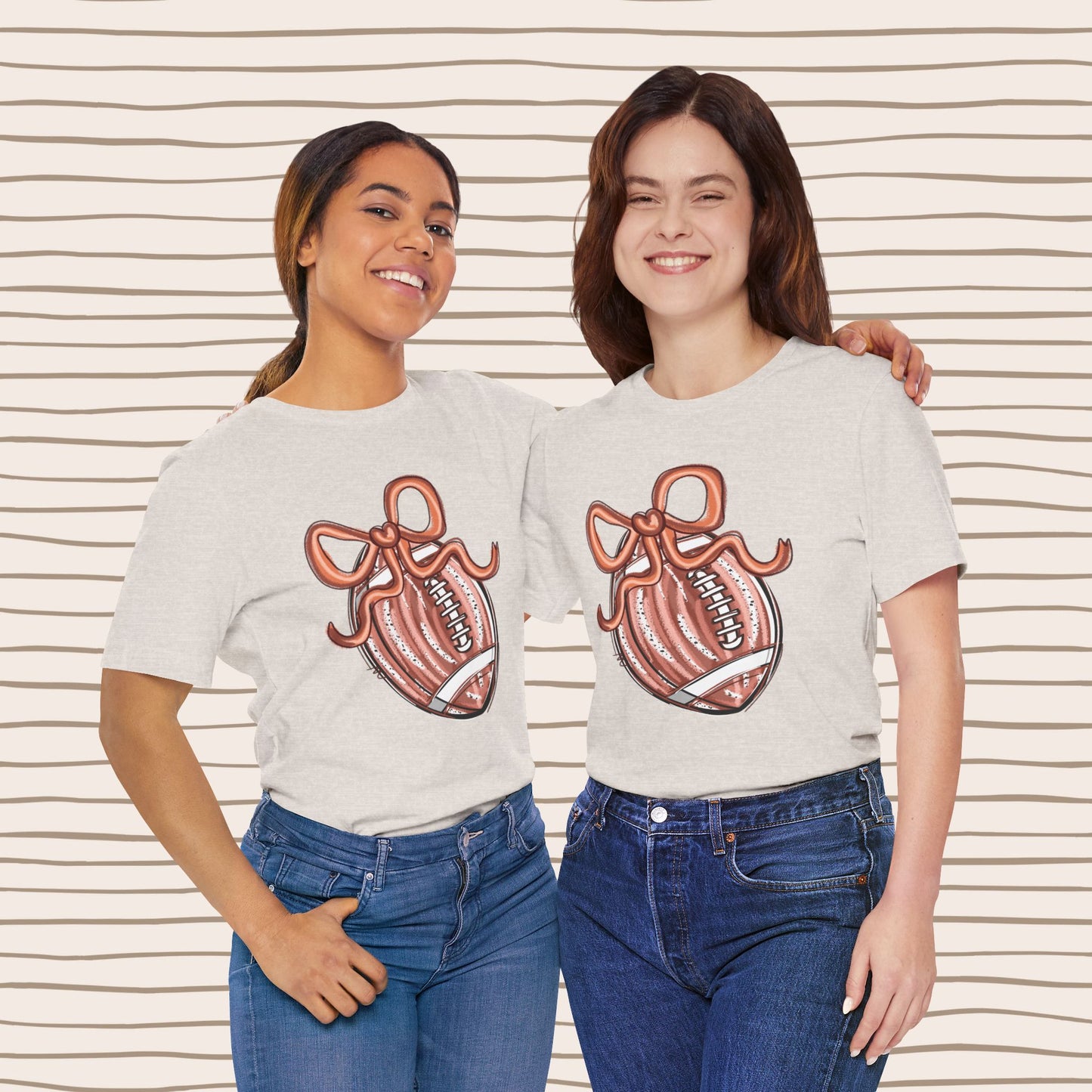 Football Brushstroke Chic