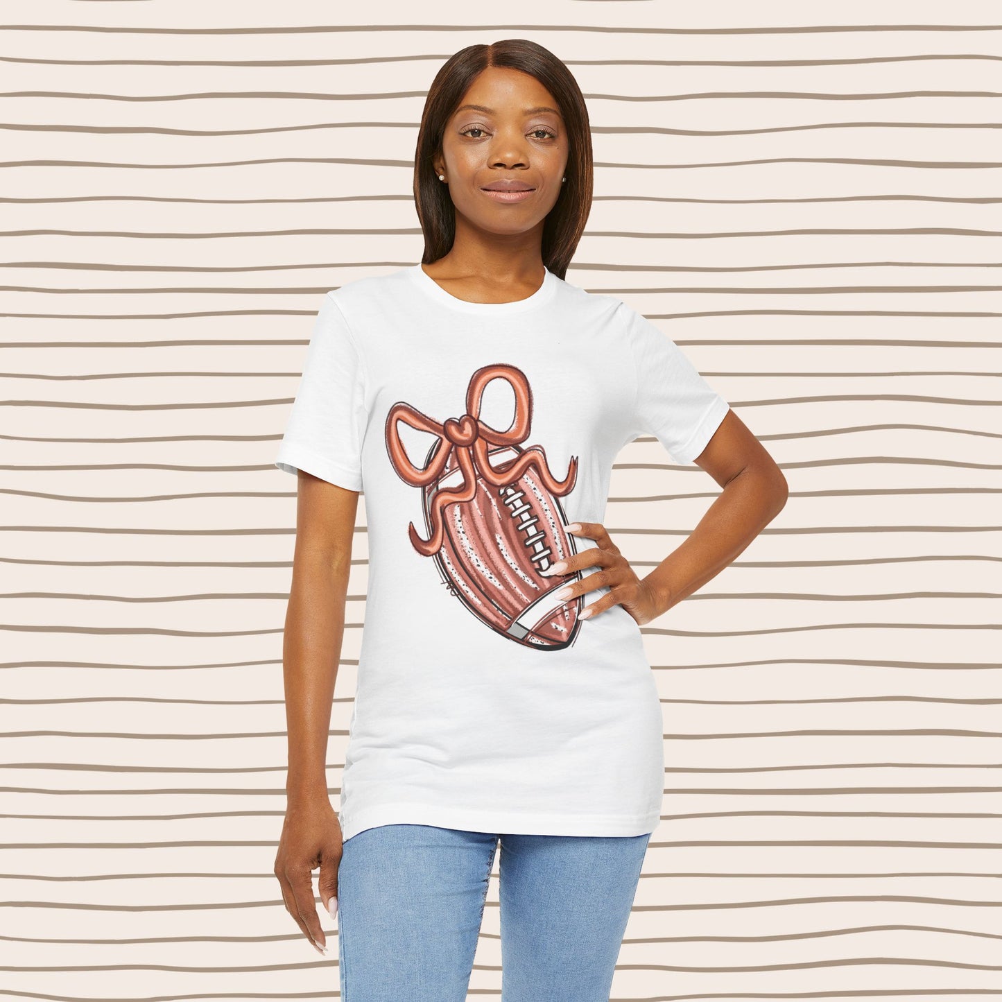 Football Brushstroke Chic