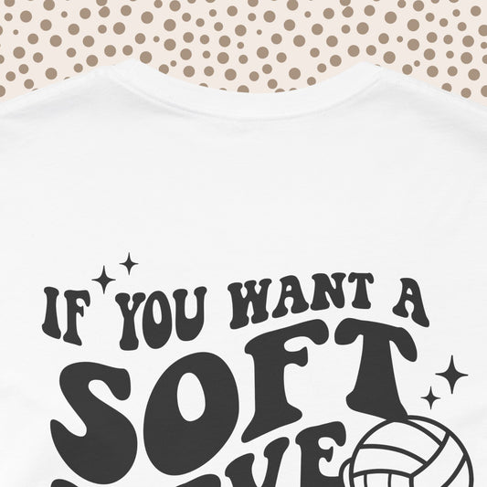 Soft Serve Volleyball Tee - Front & Back