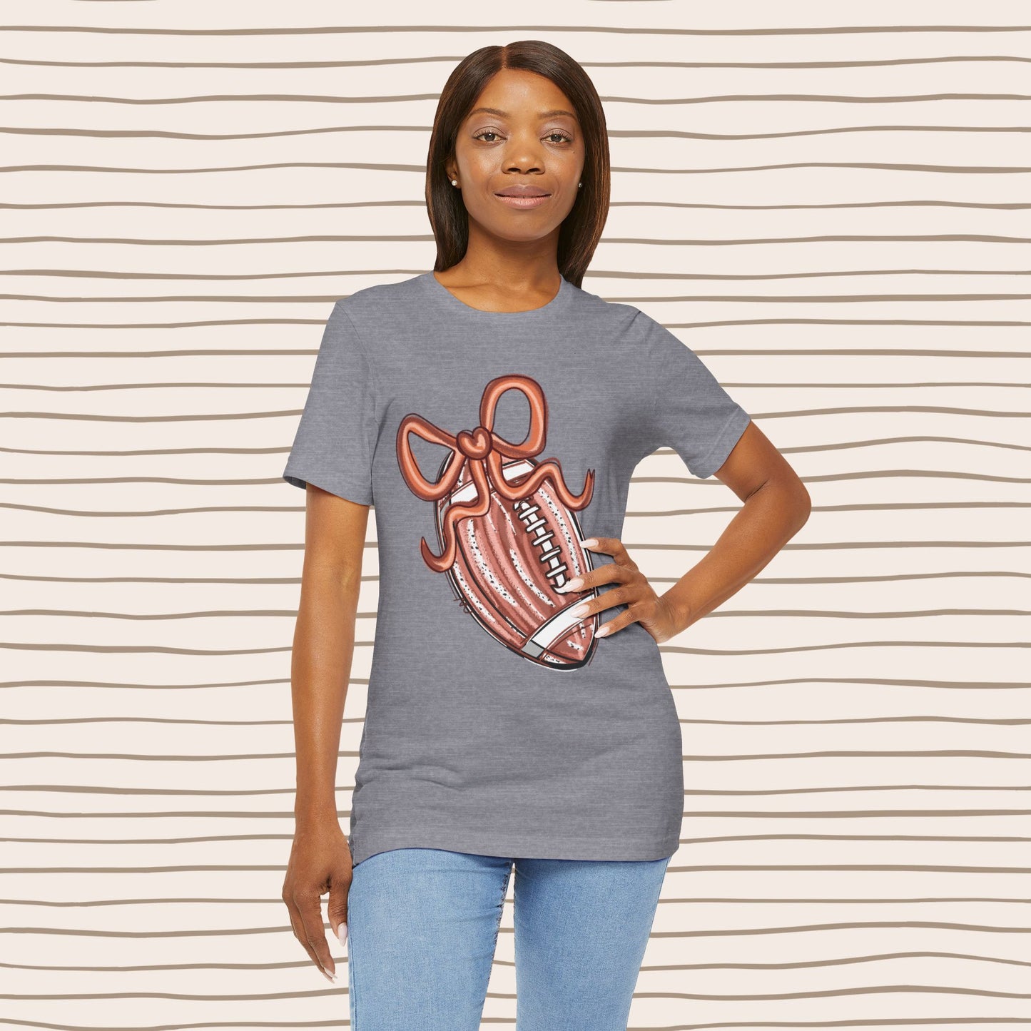 Football Brushstroke Chic
