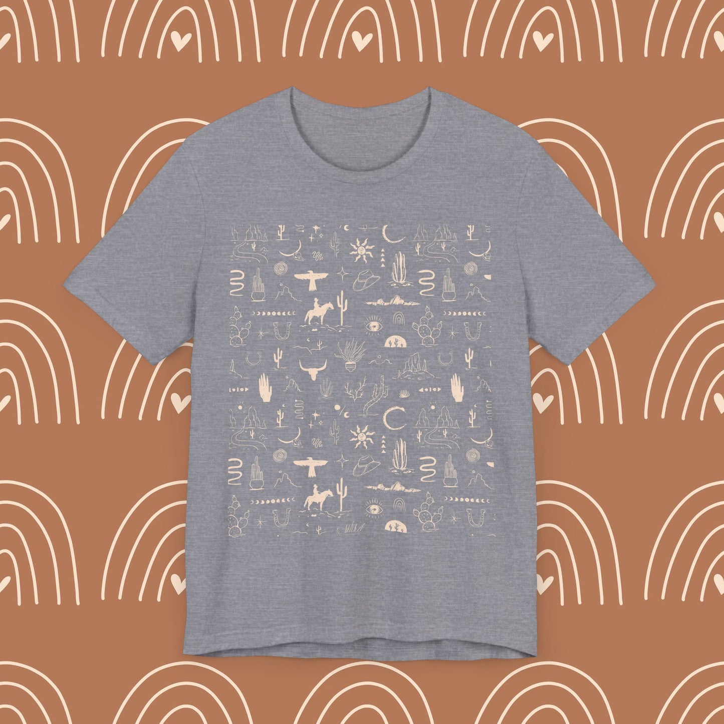 Boho Western Wild Pattern Tee