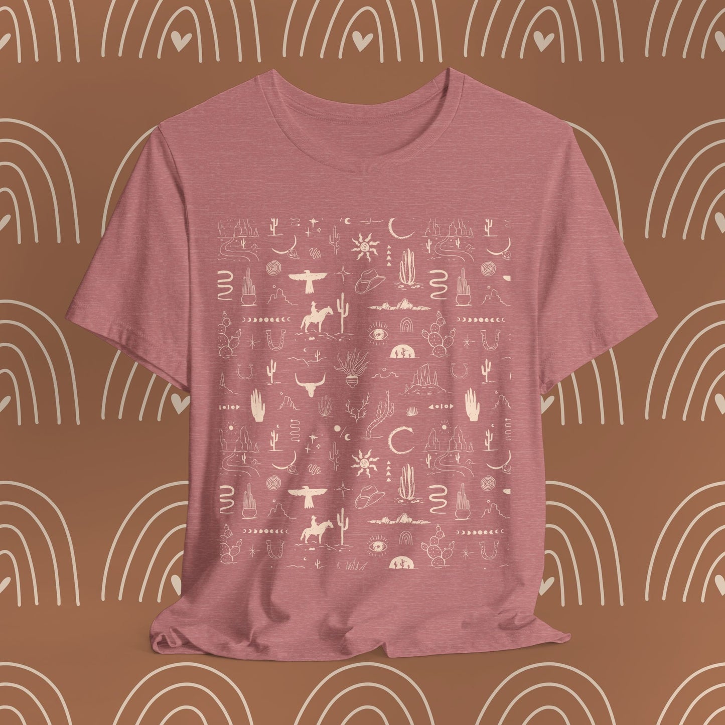 Boho Western Wild Pattern Tee