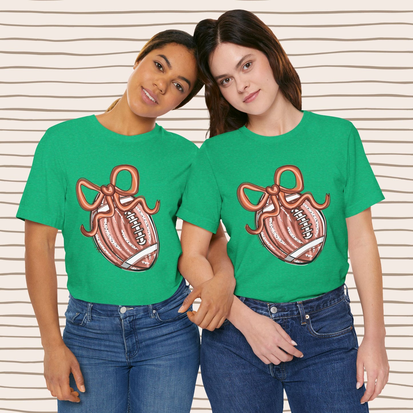 Football Brushstroke Chic