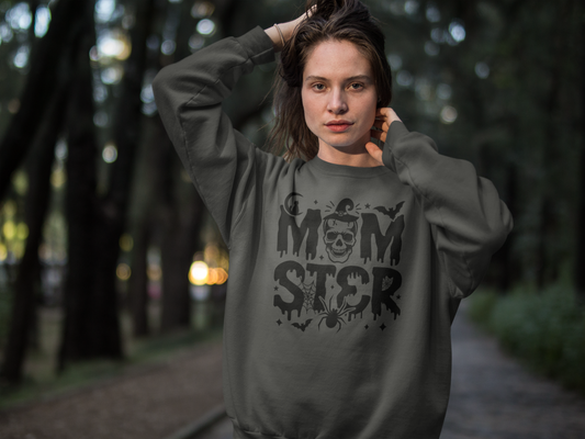 Momster Sweatshirt – Cozy, Cute & Spooky Mama Vibes