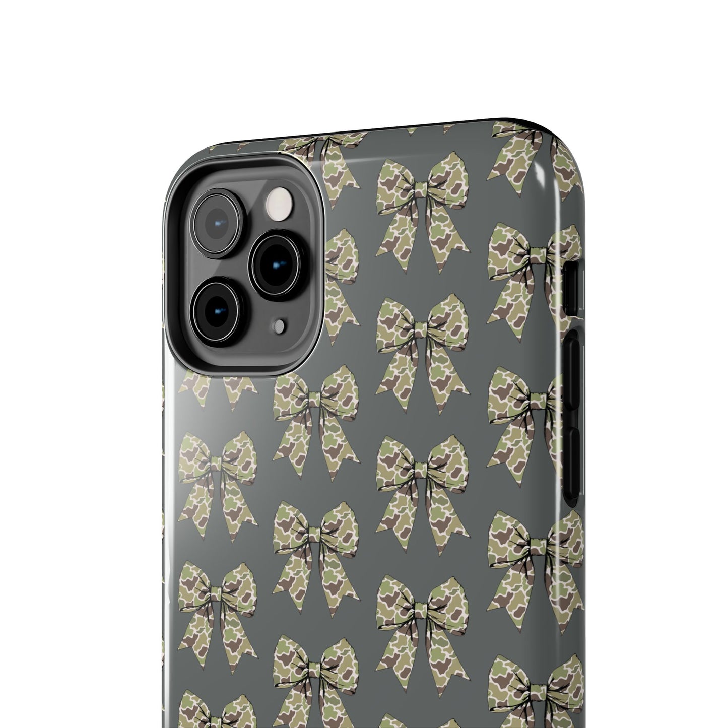 Vintage Camouflage Bow Phone Case