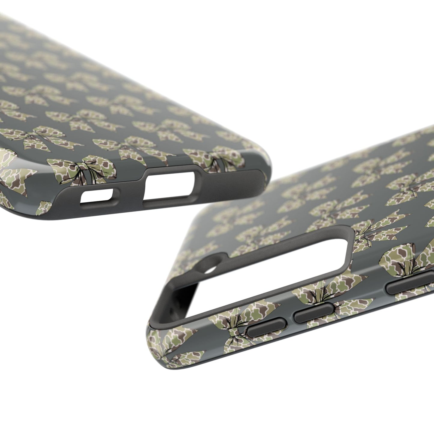 Vintage Camouflage Bow Phone Case