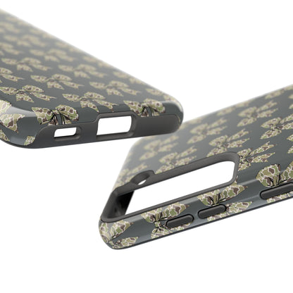 Vintage Camouflage Bow Phone Case