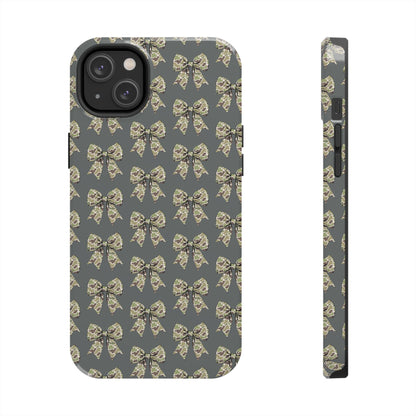 Vintage Camouflage Bow Phone Case