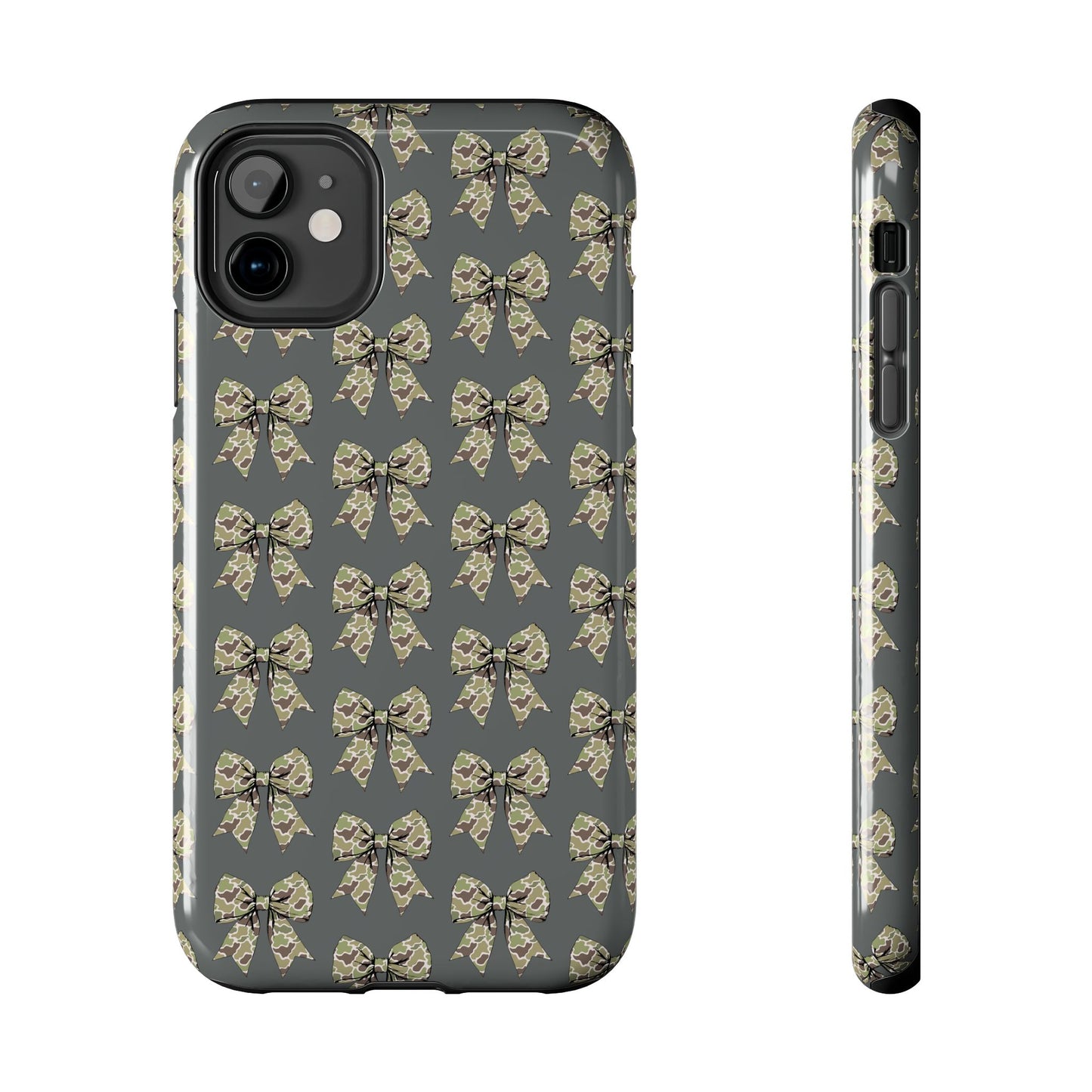 Vintage Camouflage Bow Phone Case