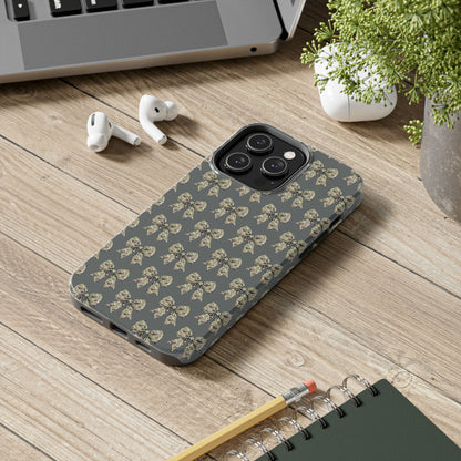 Vintage Camouflage Bow Phone Case