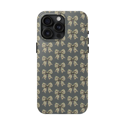Vintage Camouflage Bow Phone Case