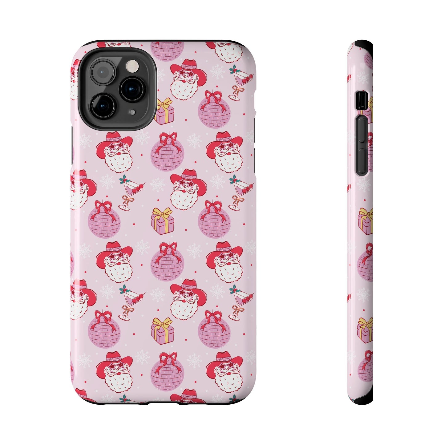 Preppy Pink Santa Phone Case