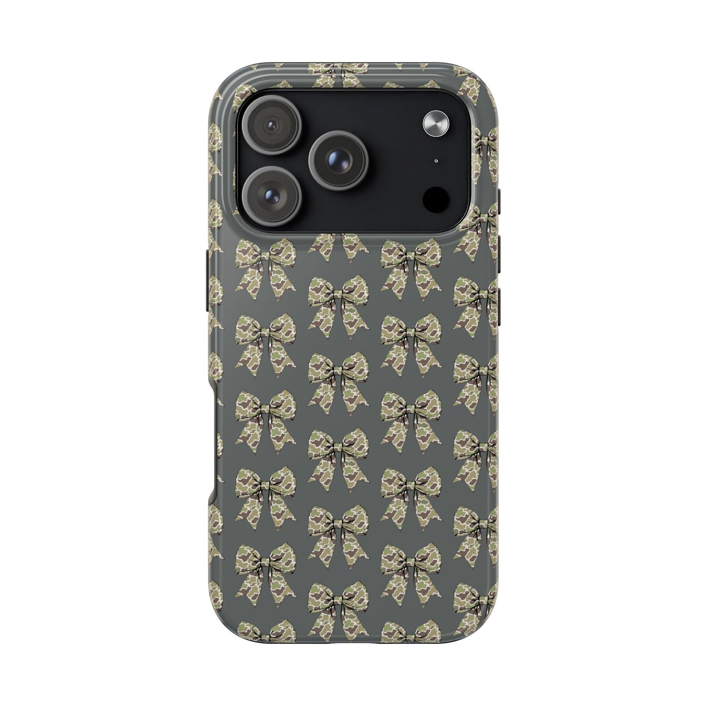 Vintage Camouflage Bow Phone Case