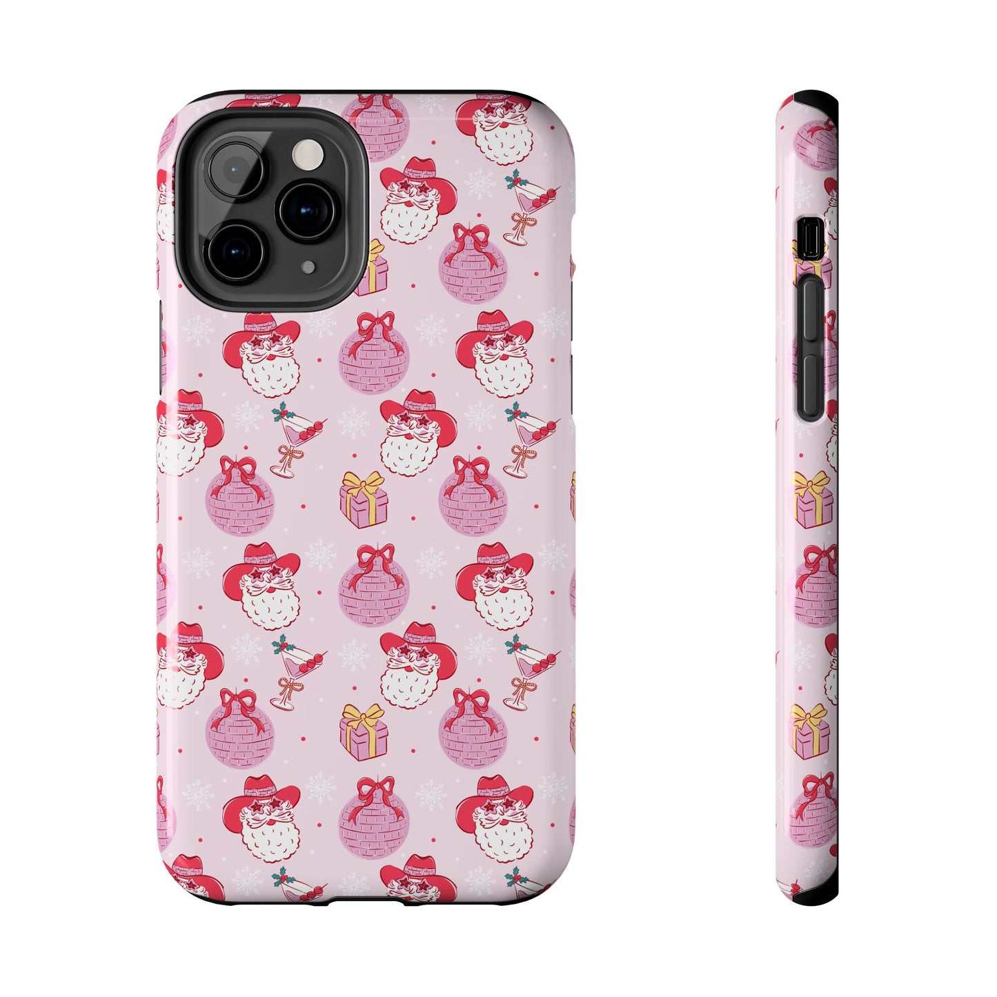 Preppy Pink Santa Phone Case