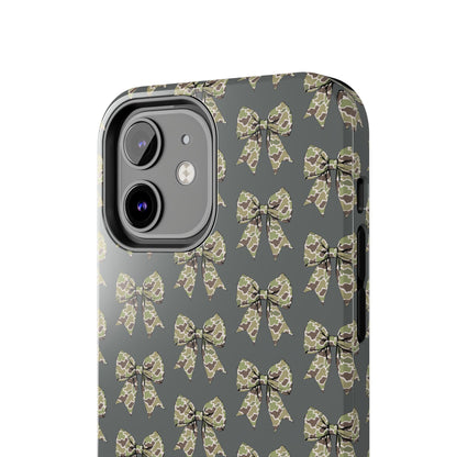 Vintage Camouflage Bow Phone Case