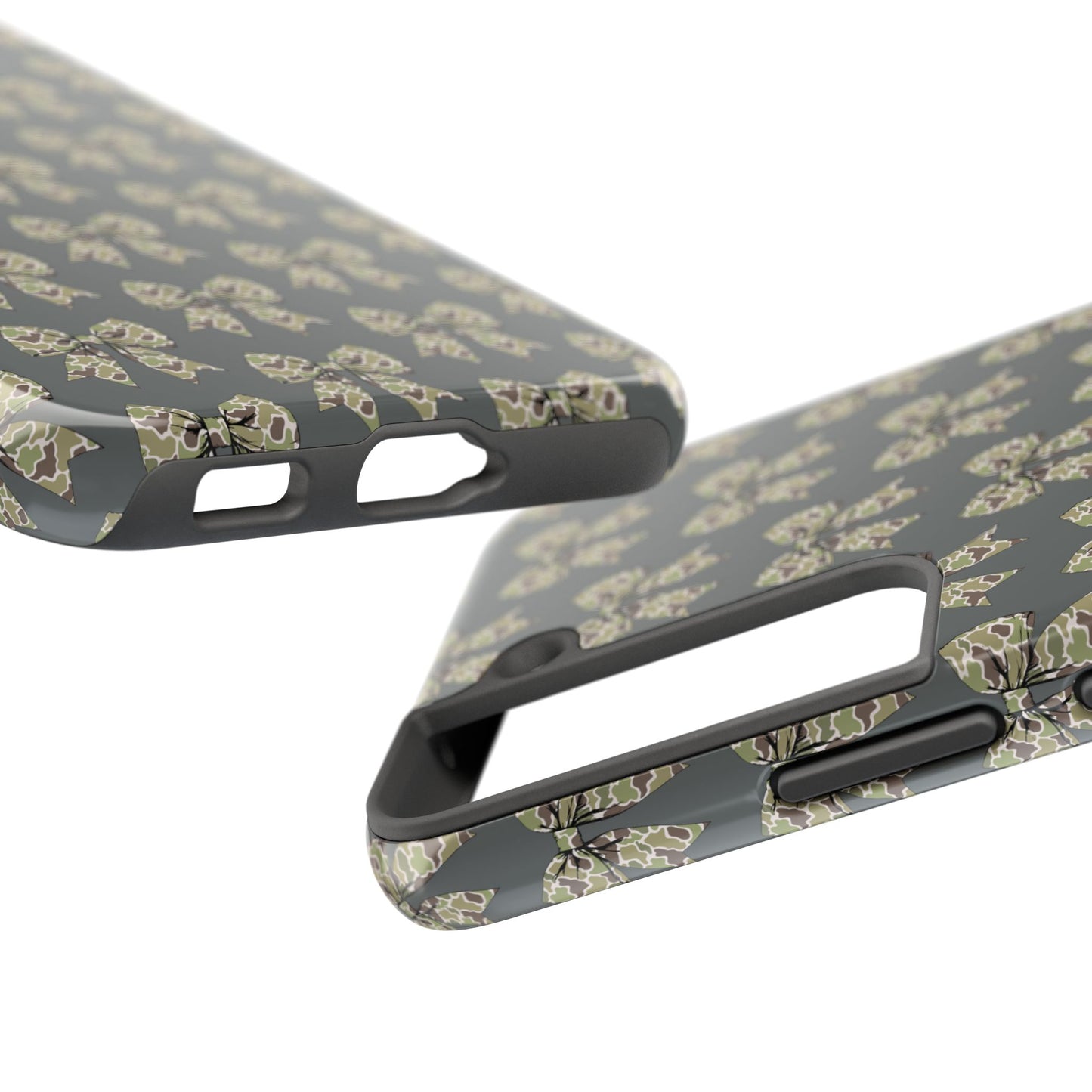 Vintage Camouflage Bow Phone Case