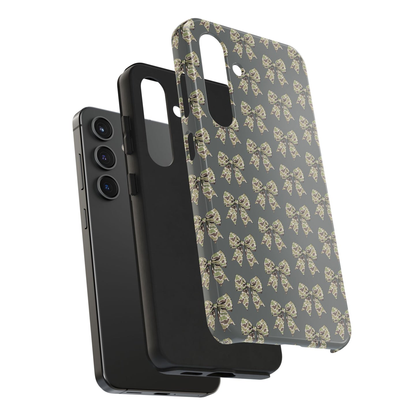 Vintage Camouflage Bow Phone Case