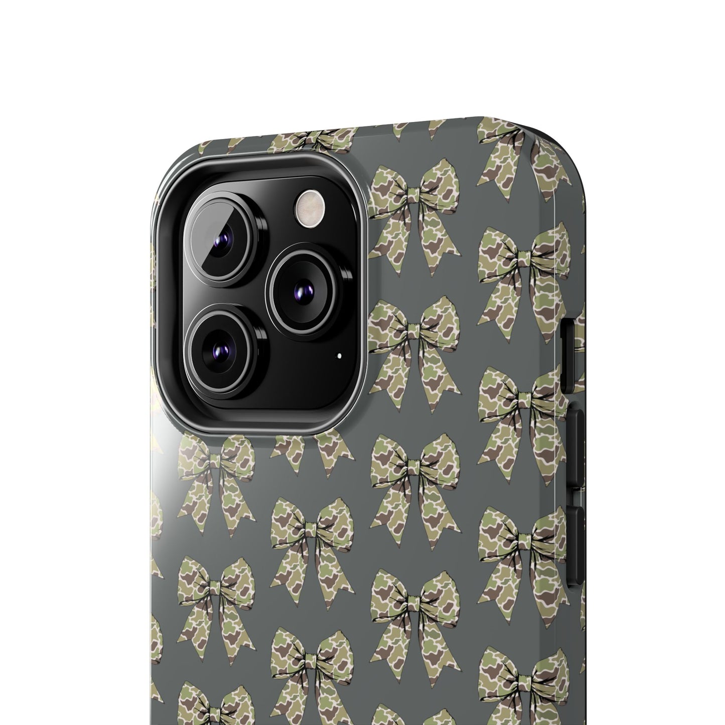 Vintage Camouflage Bow Phone Case