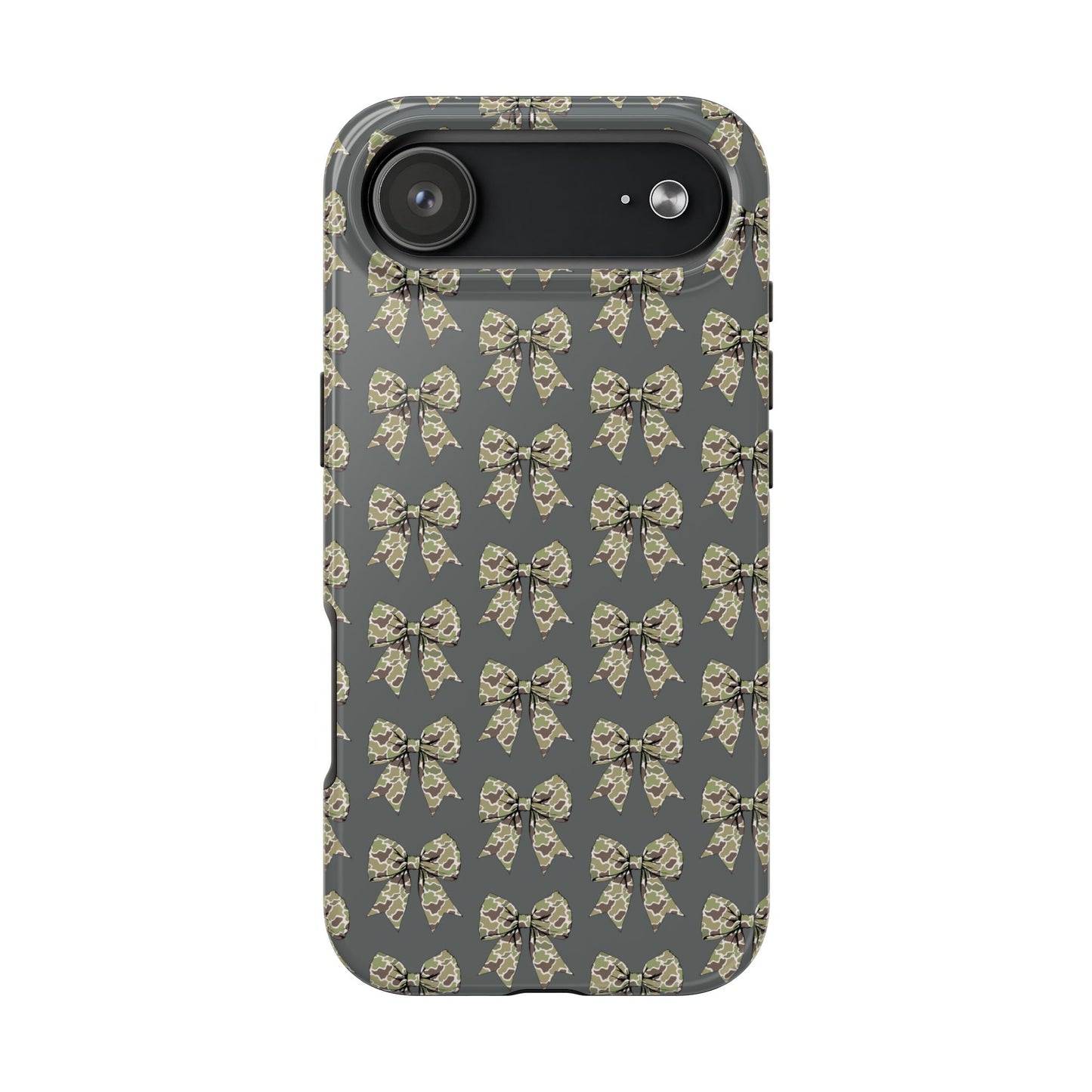 Vintage Camouflage Bow Phone Case