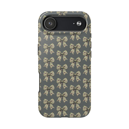 Vintage Camouflage Bow Phone Case