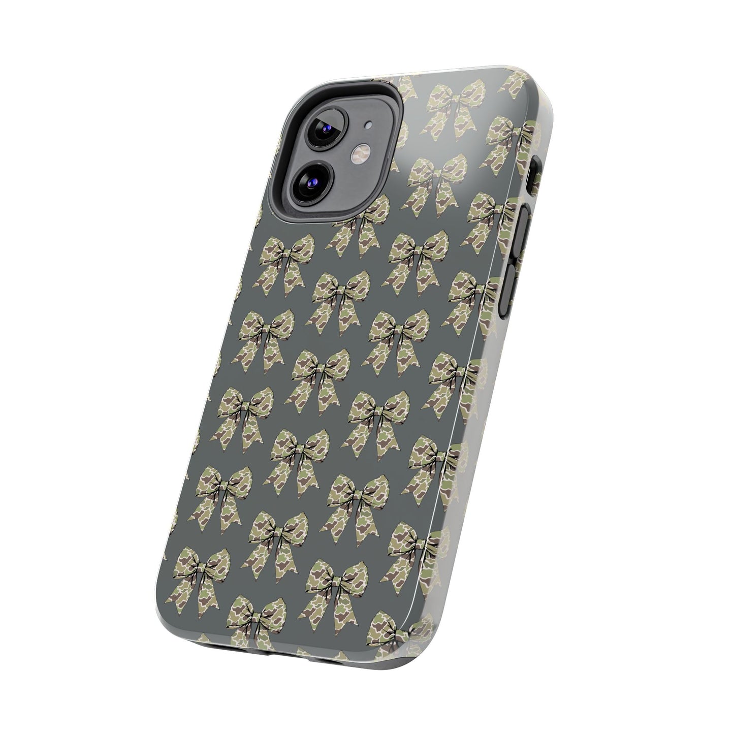 Vintage Camouflage Bow Phone Case