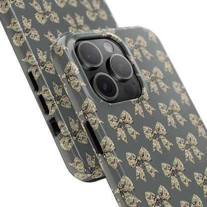 Vintage Camouflage Bow Phone Case