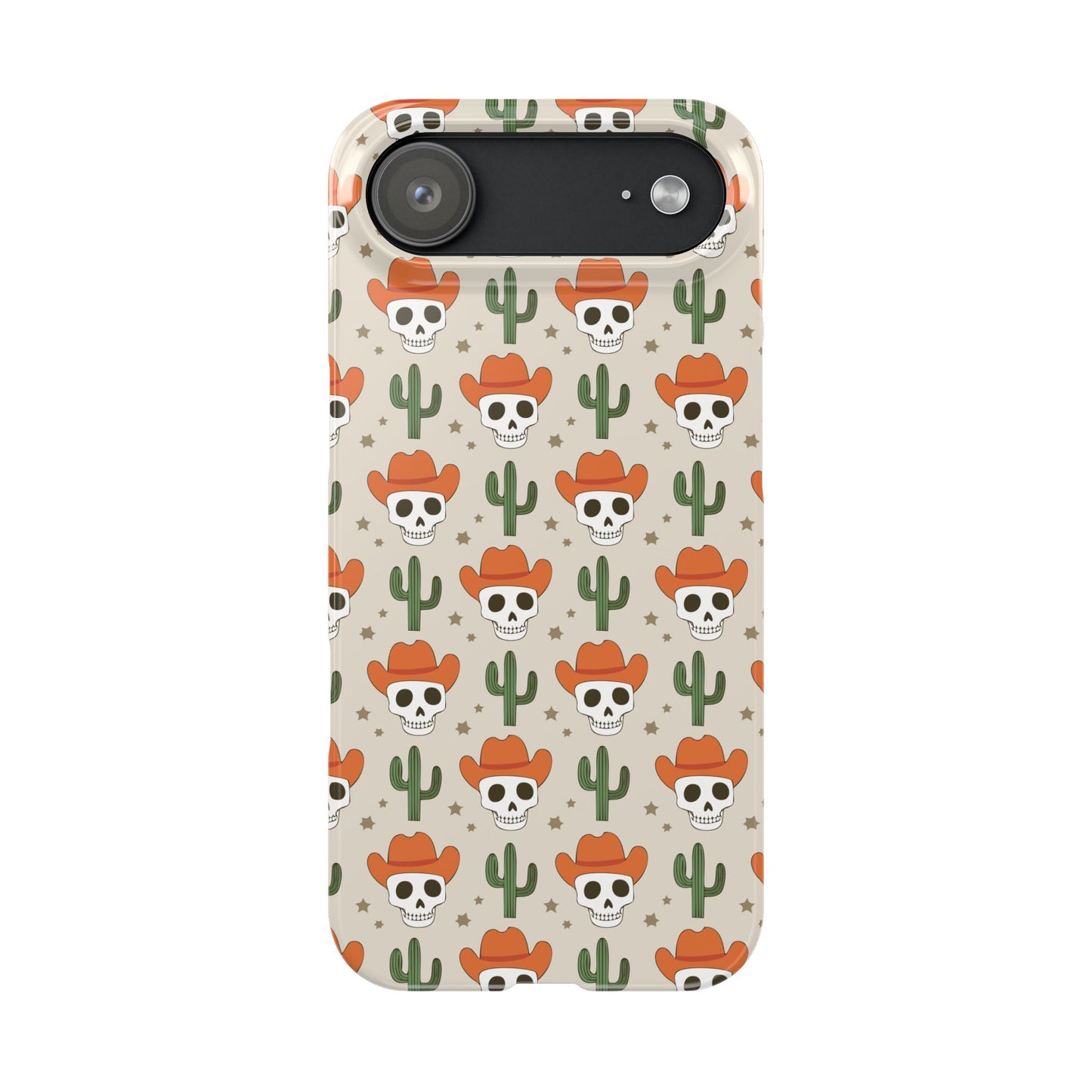 Retro Western Skeleton iPhone Case