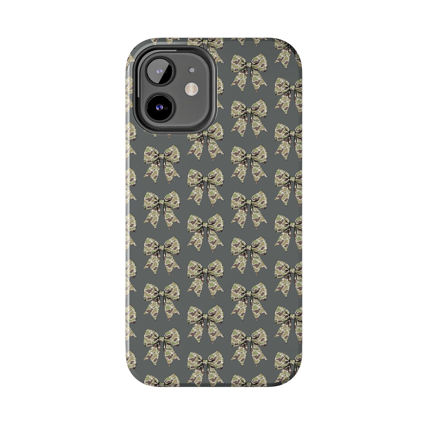 Vintage Camouflage Bow Phone Case