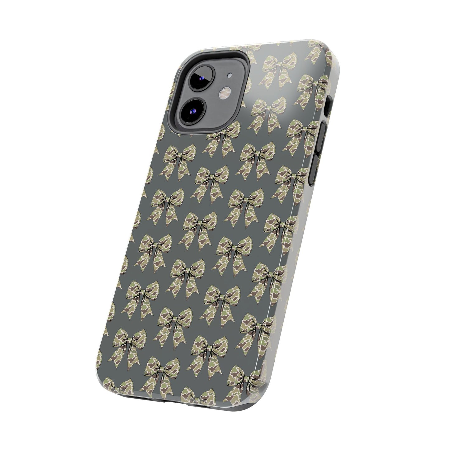 Vintage Camouflage Bow Phone Case
