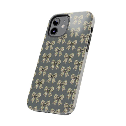 Vintage Camouflage Bow Phone Case