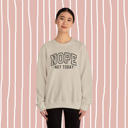 nope, not today. sweatshirt ⚡