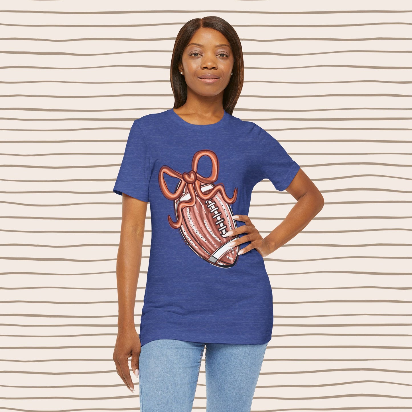 Football Brushstroke Chic