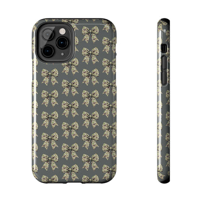 Vintage Camouflage Bow Phone Case
