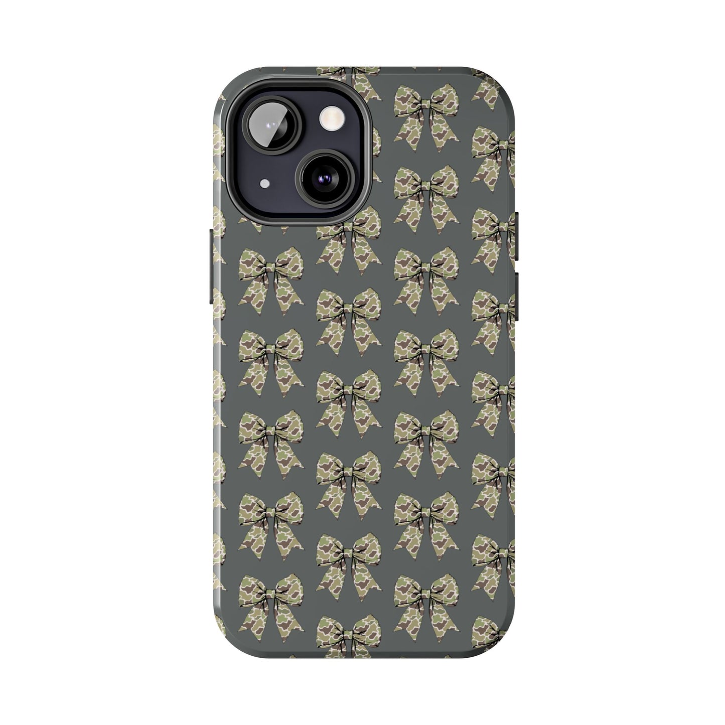 Vintage Camouflage Bow Phone Case