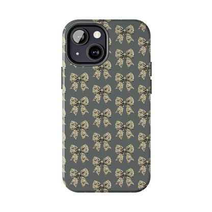 Vintage Camouflage Bow Phone Case