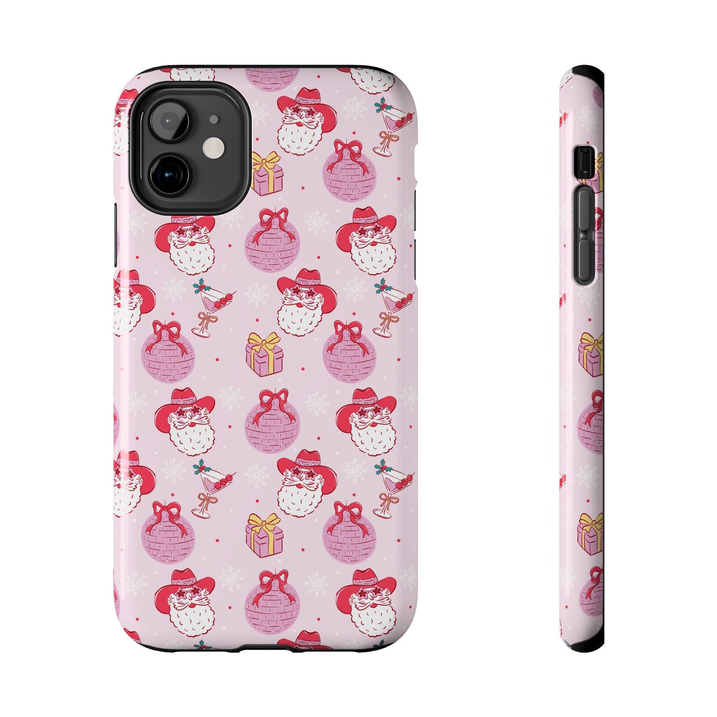 Preppy Pink Santa Phone Case