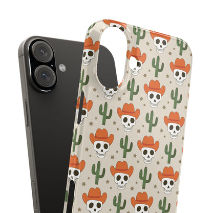Retro Western Skeleton iPhone Case