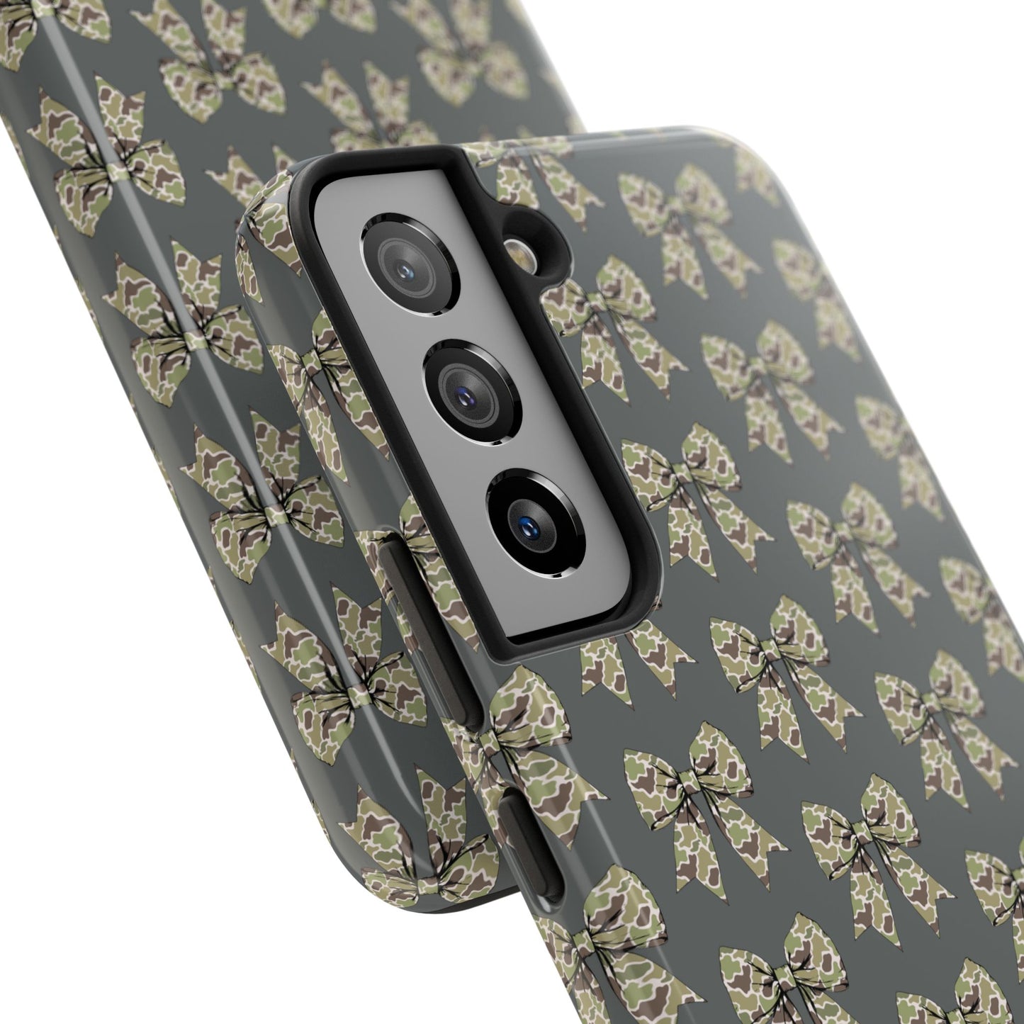 Vintage Camouflage Bow Phone Case