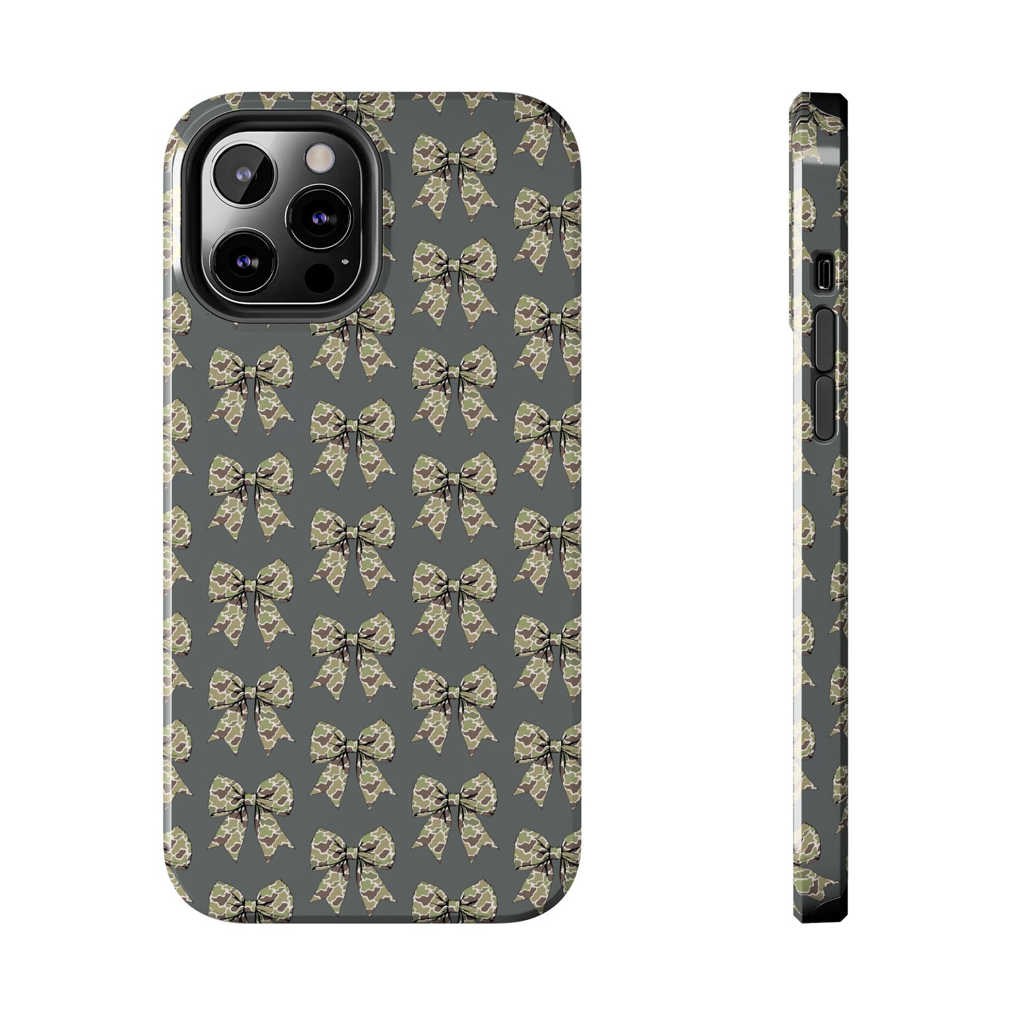 Vintage Camouflage Bow Phone Case